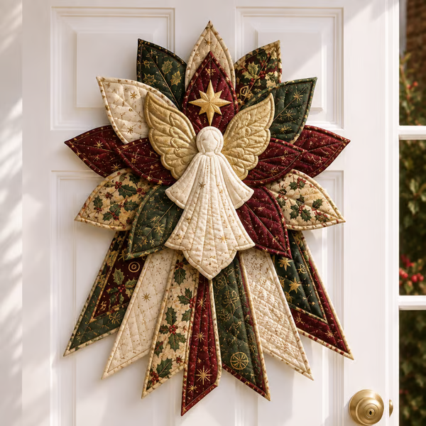 🎄Christmas Character Quilted Door Hanger Sewing Kit | Complete Kit with All Tools & Step-by-Step Guide Included 💕