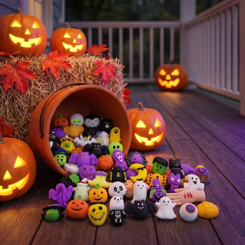 🎃Halloween Squishy Toy Set – Stress Relief Fun