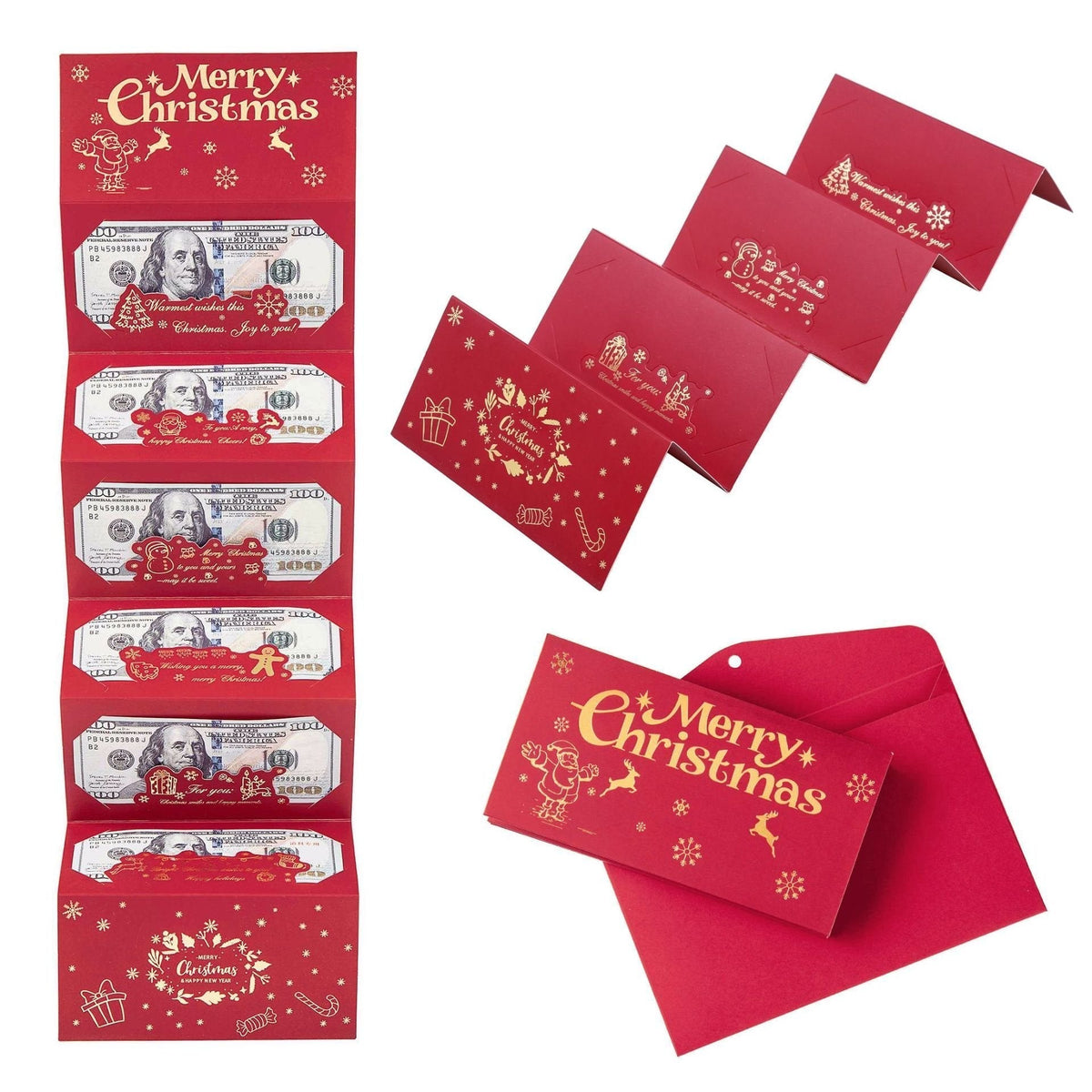 🏆Flash Sale⚡ 50K+ SOLD! Almost Gone-🎅💸Christmas Cash Gift Envelope
