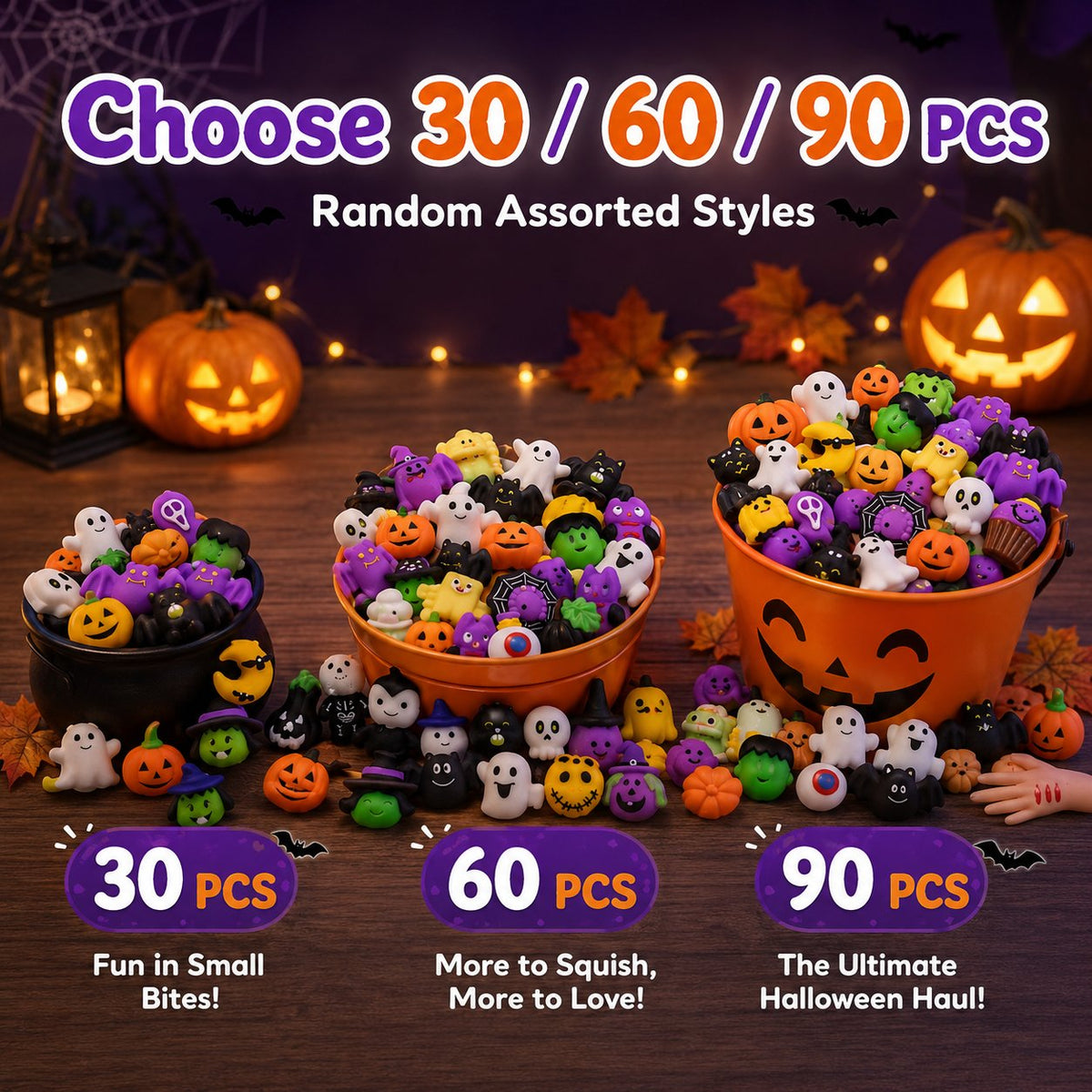🎃Halloween Squishy Toy Set – Stress Relief Fun