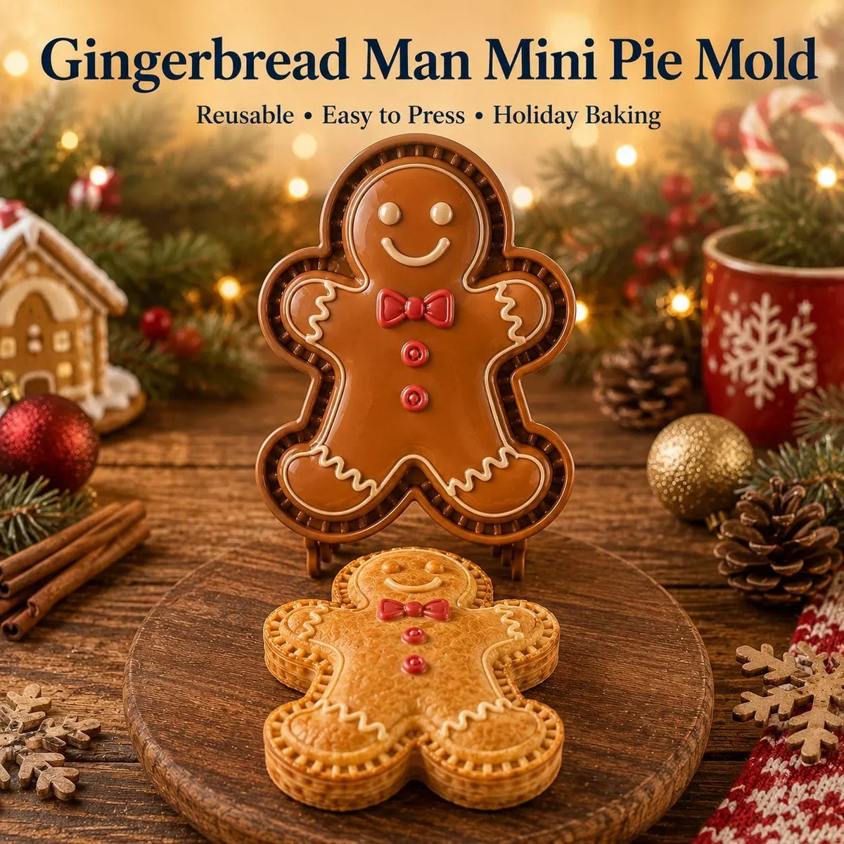 🎄Only $4.99 Last Day Promotion!🍪Christmas Baking Moulds – 9 Festive Designs 🎄