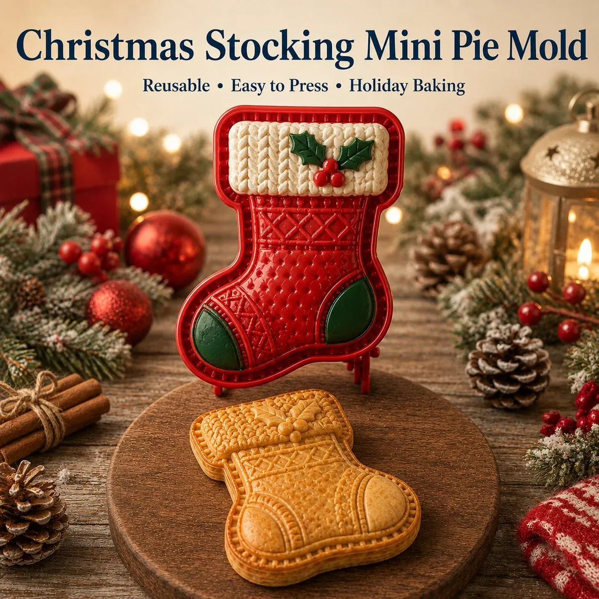 🎄Only $4.99 Last Day Promotion!🍪Christmas Baking Moulds – 9 Festive Designs 🎄