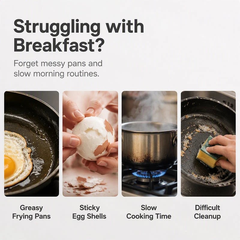 ⏰Last Day Buy 1 Get 1 Free🎁Microwave Egg Poacher🥚