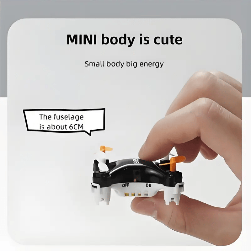(🌲Early Christmas Sale- 49% OFF) All-Ages Mini Drone with Easy Stunt Flights & 360° Tricks - Perfect Beginner-Friendly Flyer!
