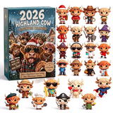 🐂🎁2026 Highland Cow Advent Calendar(📦Buy 2 Free Shipping)