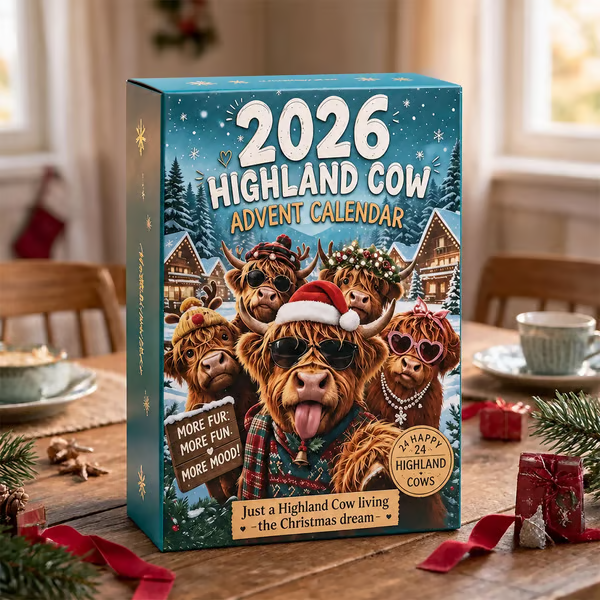 🐂🎁2026 Highland Cow Advent Calendar(📦Buy 2 Free Shipping)