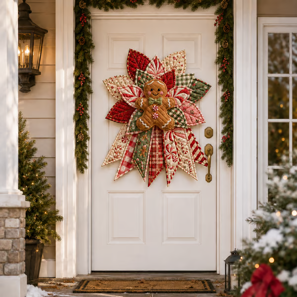 🎄Christmas Character Quilted Door Hanger Sewing Kit | Complete Kit with All Tools & Step-by-Step Guide Included 💕