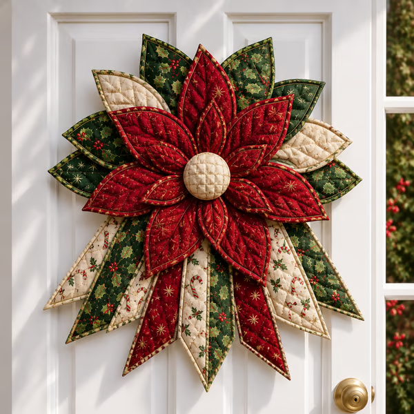 🎄Christmas Character Quilted Door Hanger Sewing Kit | Complete Kit with All Tools & Step-by-Step Guide Included 💕
