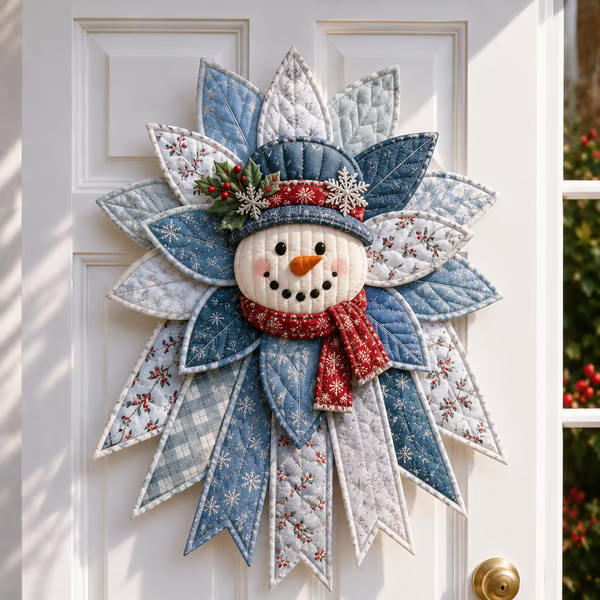 🎄Christmas Character Quilted Door Hanger Sewing Kit | Complete Kit with All Tools & Step-by-Step Guide Included 💕