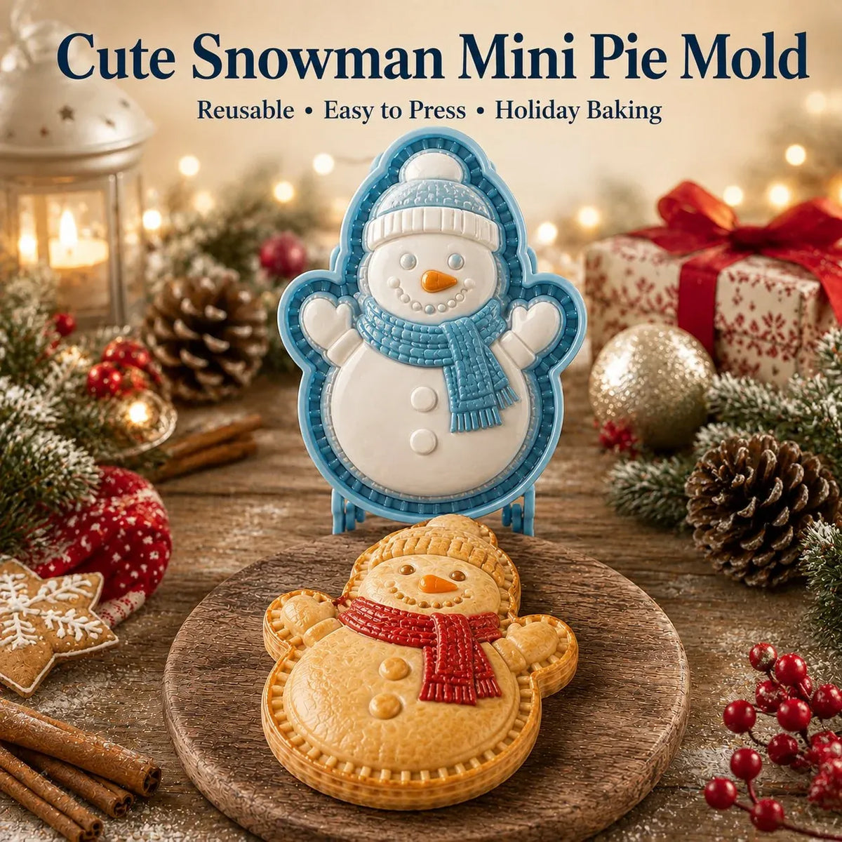 🎄Only $4.99 Last Day Promotion!🍪Christmas Baking Moulds – 9 Festive Designs 🎄