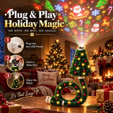 💯 Last day 49% OFF - 🎄Magical Christmas Tree USB Projector Light