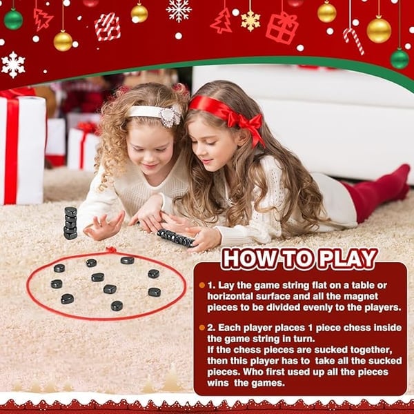 (🎄Early Christmas Sale - 49% OFF)🔥2026 Christmas Version Magnetic Chess Game