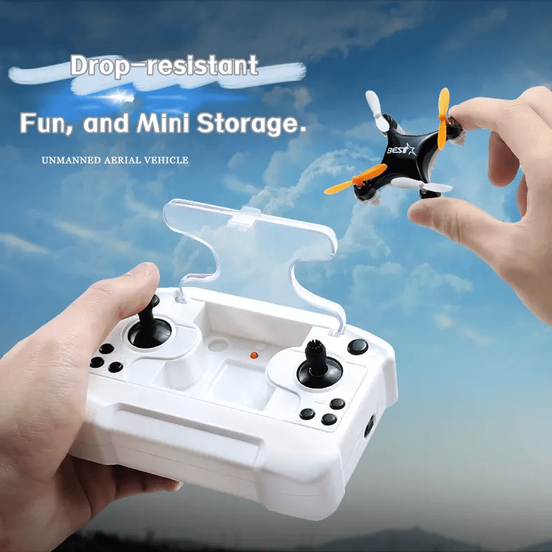 (🌲Early Christmas Sale- 49% OFF) All-Ages Mini Drone with Easy Stunt Flights & 360° Tricks - Perfect Beginner-Friendly Flyer!