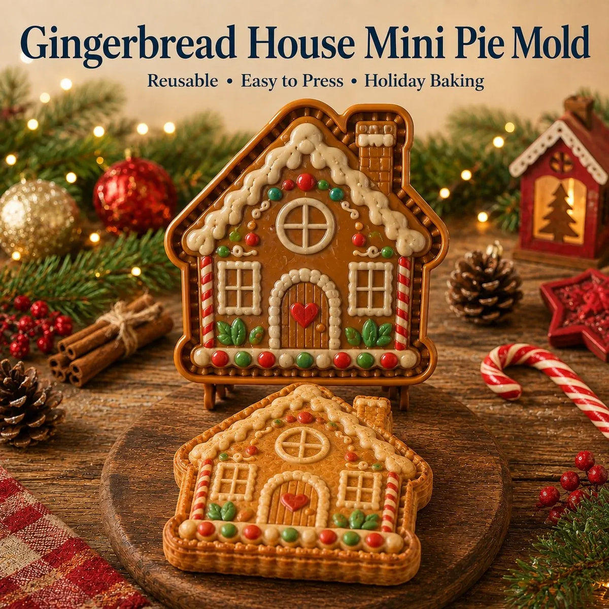 🎄Only $4.99 Last Day Promotion!🍪Christmas Baking Moulds – 9 Festive Designs 🎄