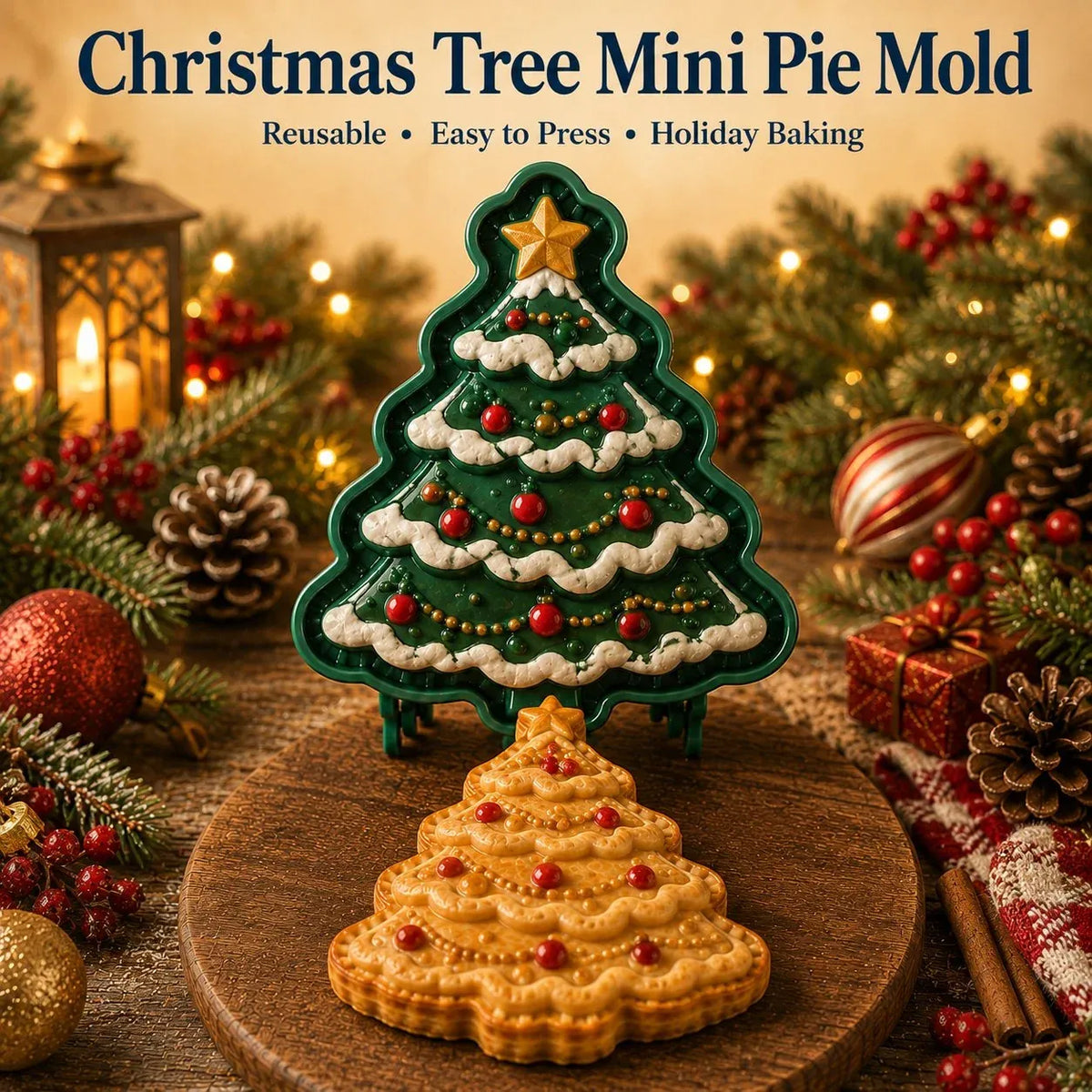 🎄Only $4.99 Last Day Promotion!🍪Christmas Baking Moulds – 9 Festive Designs 🎄