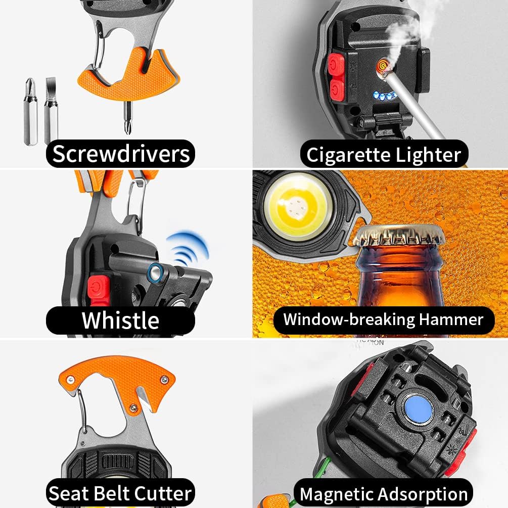 (🎄Early Christmas Sale - 49% OFF) Multifunction Keychain Flashlight 🔥Buy 2 Get Free Shipping