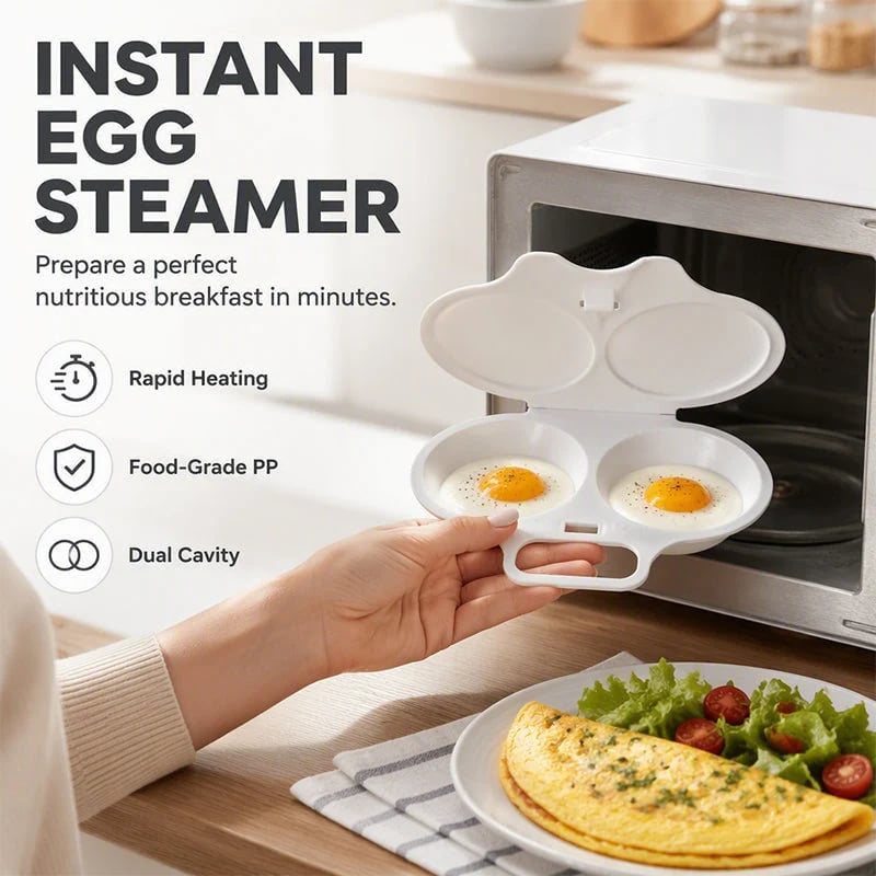 ⏰Last Day Buy 1 Get 1 Free🎁Microwave Egg Poacher🥚