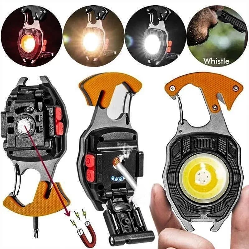 (🎄Early Christmas Sale - 49% OFF) Multifunction Keychain Flashlight 🔥Buy 2 Get Free Shipping