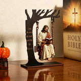 ✝️📚Christian Jesus Swing Ornament - Perfect Christmas Gift🎁