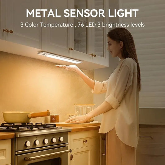 🔥Only $5.99 Last Day Promotion!💡Punch-free Smart Sensor Magnetic Rechargeable LED Lights✨