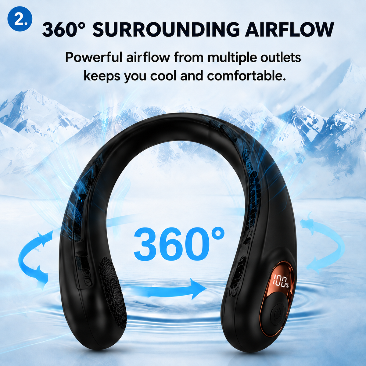 🔥Last Day 50% OFF - Upgraded Portable Neck Fan