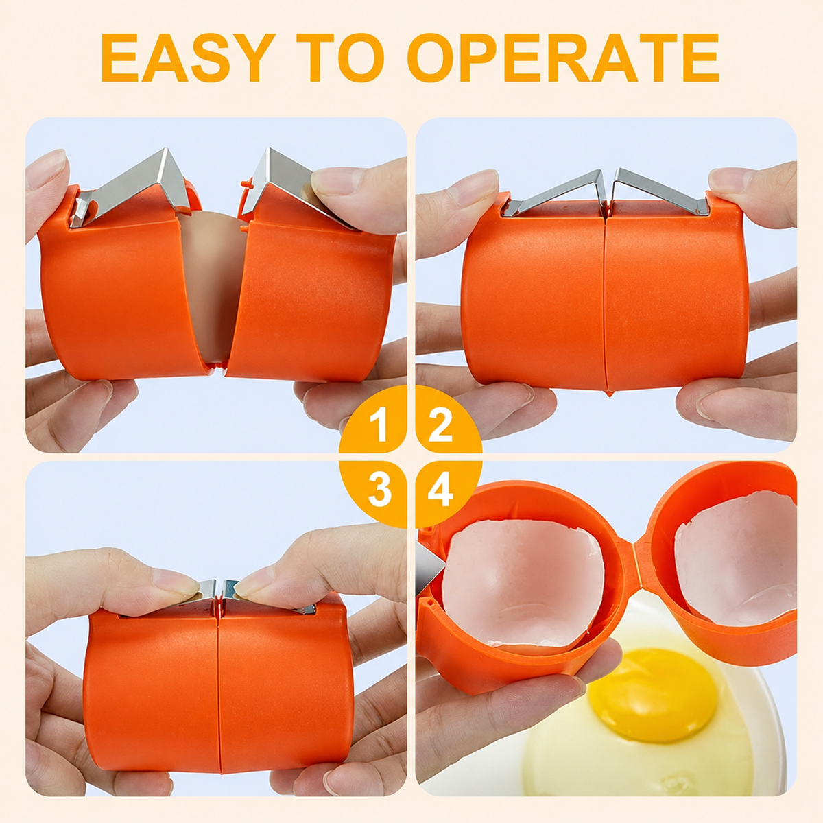 🔥LAST DAY 49% OFF - Egg Shell Opener, 🔥Buy More Save More