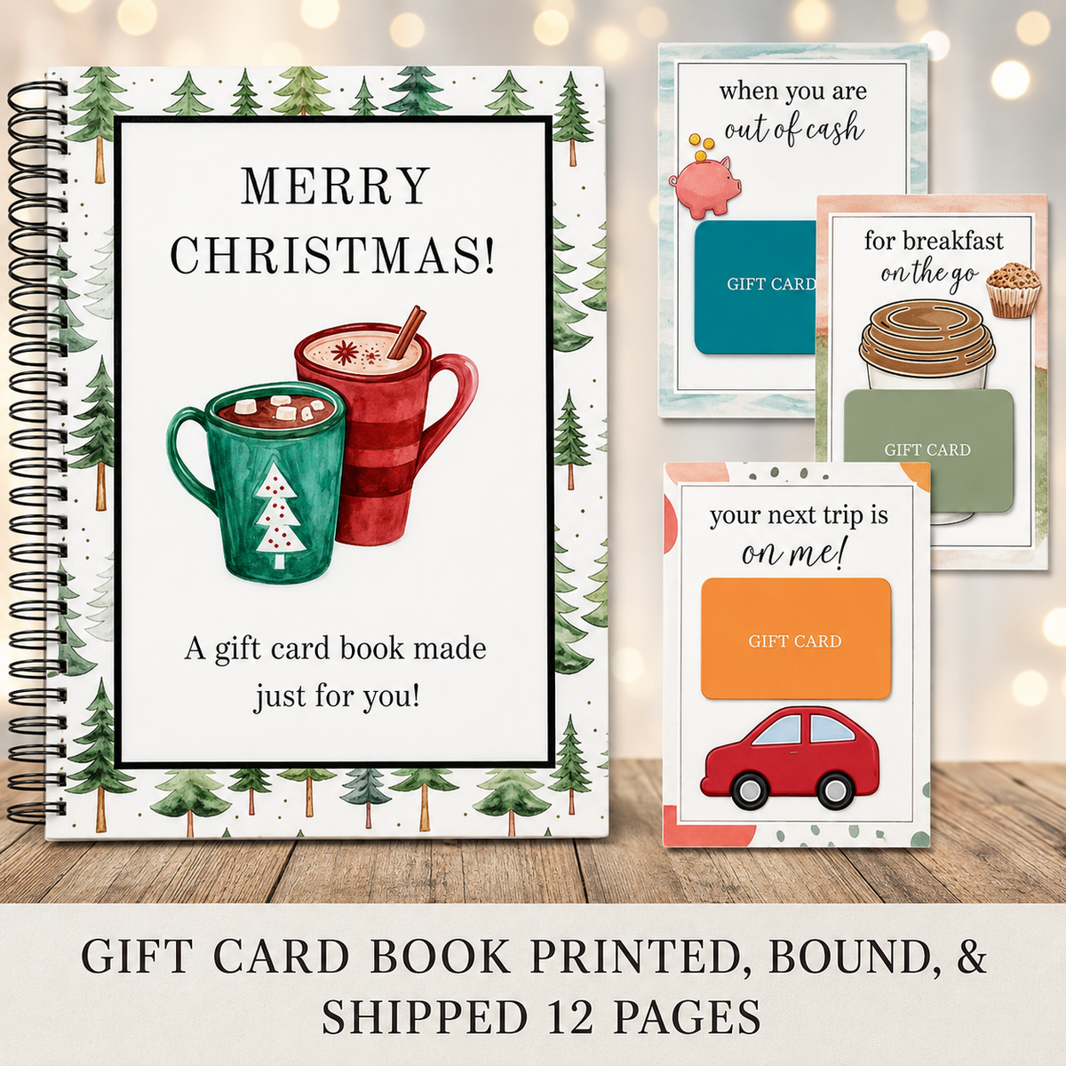 Christmas Gift Card Book – 12 Little Surprises in One Thoughtful Gift