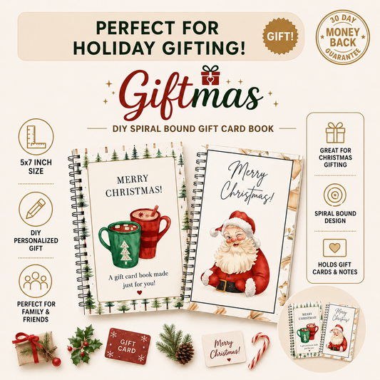 Christmas Gift Card Book – 12 Little Surprises in One Thoughtful Gift