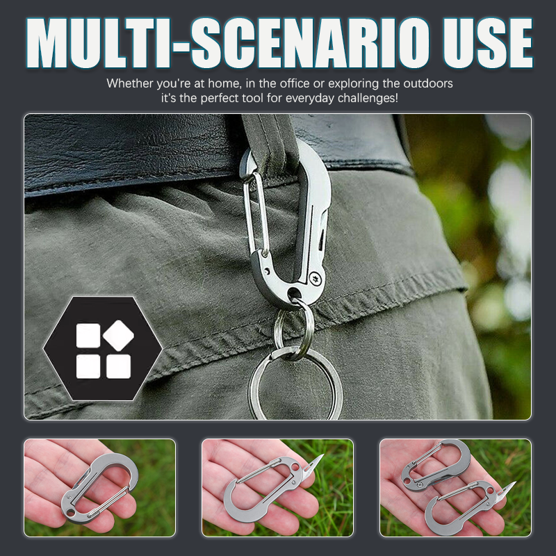(🔥Christmas Hot Sale- 49% OFF) Multifunctional Titanium Alloy Keychain
