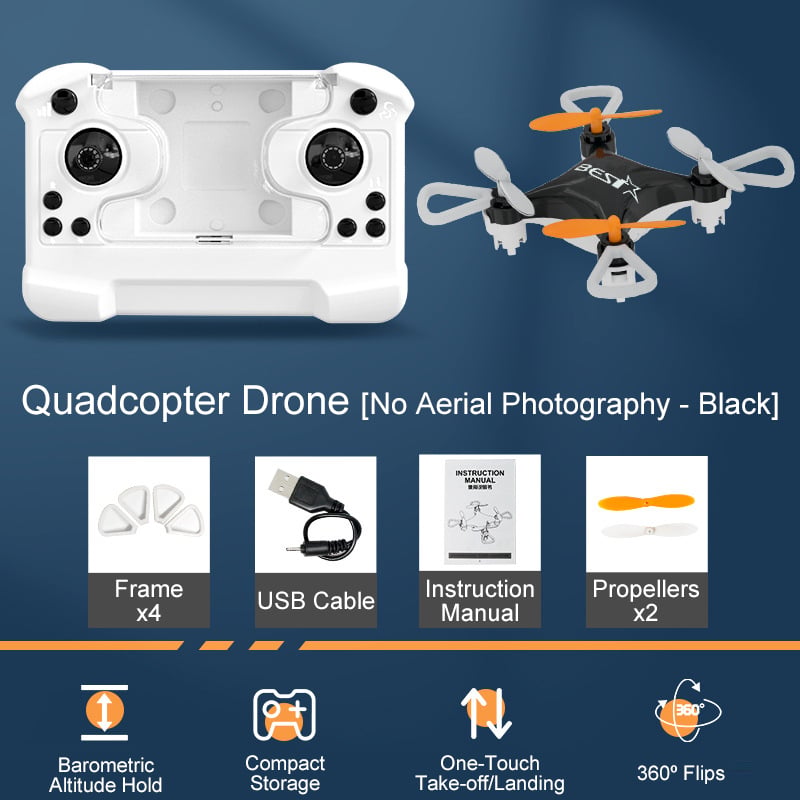 (🌲Early Christmas Sale- 49% OFF) All-Ages Mini Drone with Easy Stunt Flights & 360° Tricks - Perfect Beginner-Friendly Flyer!
