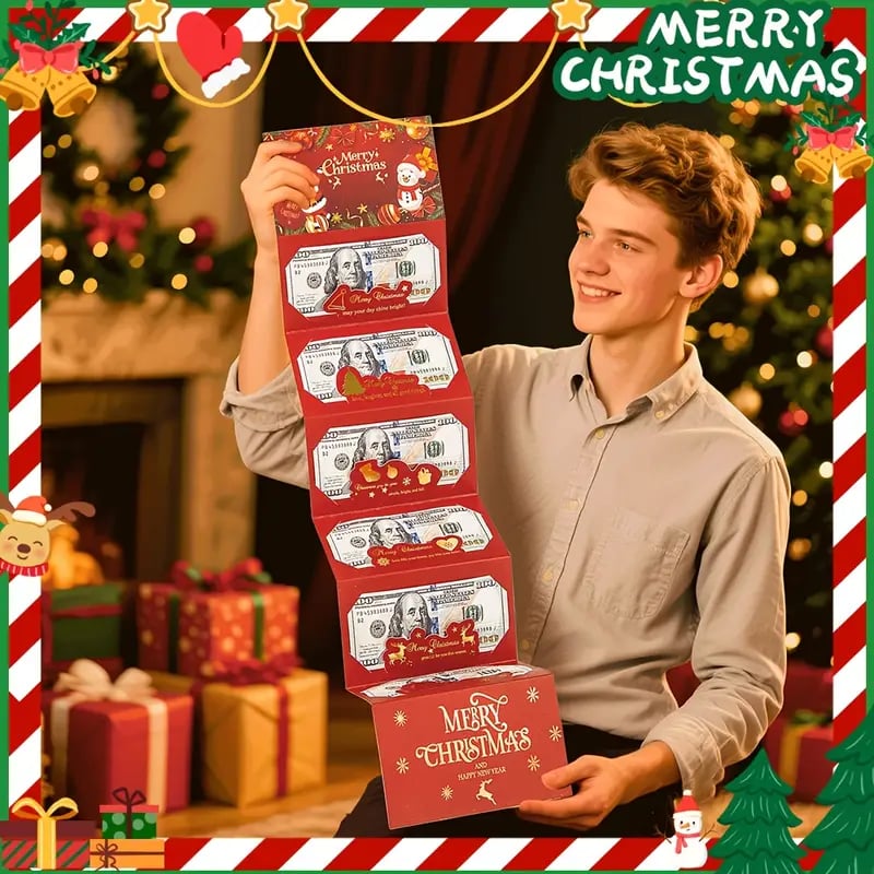 🏆Flash Sale⚡ 50K+ SOLD! Almost Gone-🎅💸Christmas Cash Gift Envelope