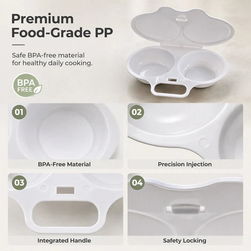 ⏰Last Day Buy 1 Get 1 Free🎁Microwave Egg Poacher🥚