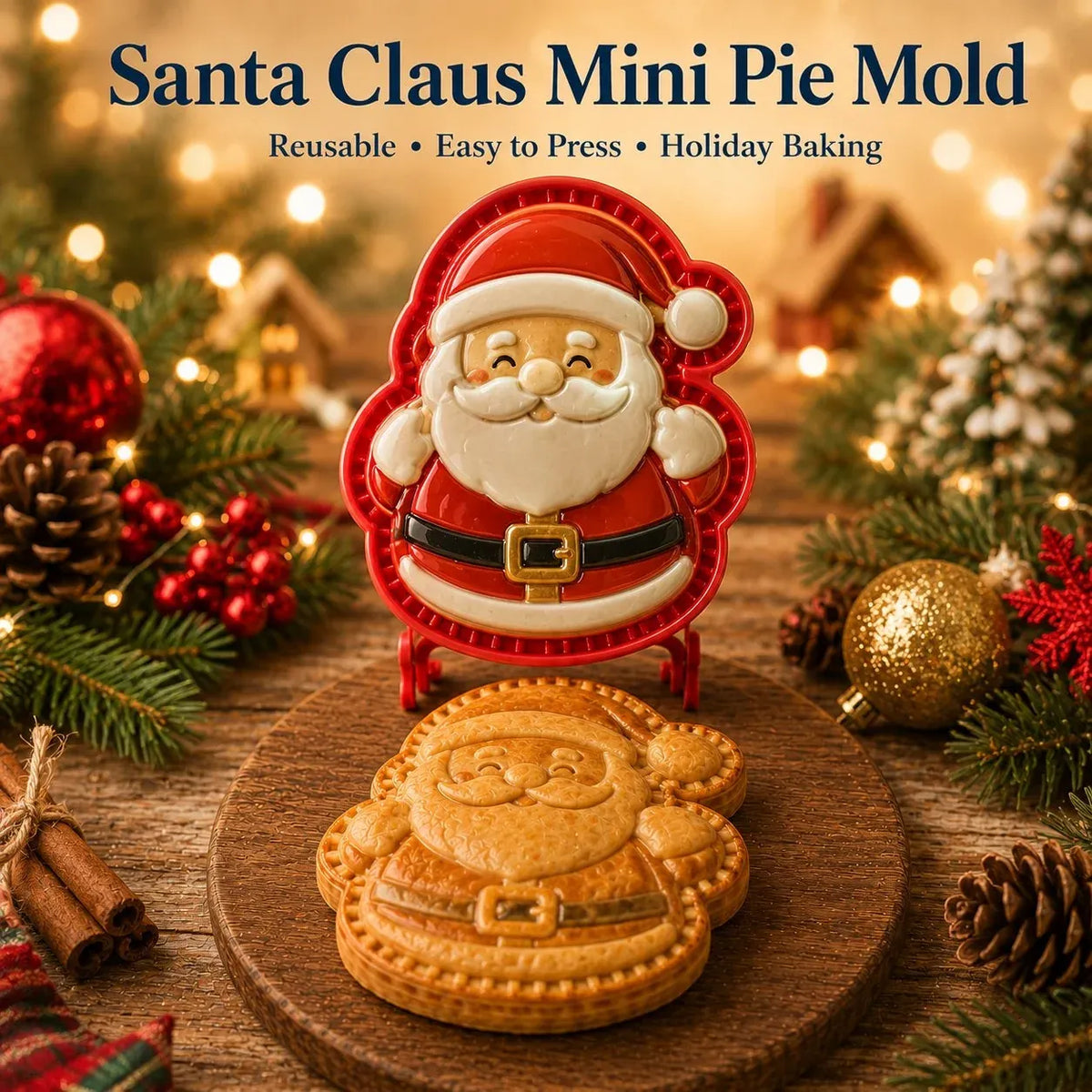 🎄Only $4.99 Last Day Promotion!🍪Christmas Baking Moulds – 9 Festive Designs 🎄