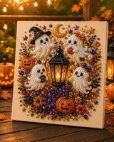 🔥Last Day 70% OFF - 👻3D Spooky Diamond Painting Halloween DIY Kit