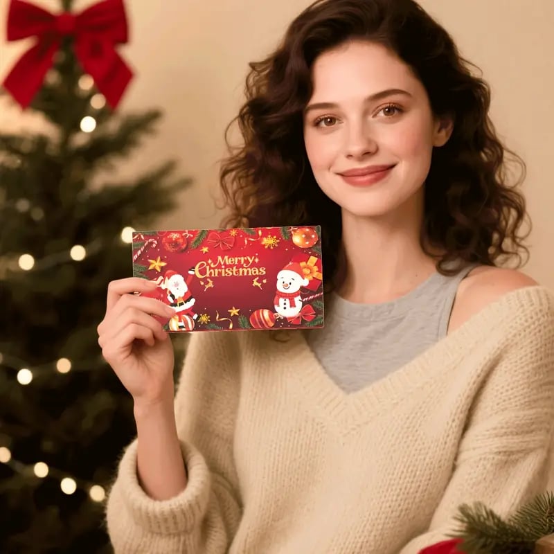 🏆Flash Sale⚡ 50K+ SOLD! Almost Gone-🎅💸Christmas Cash Gift Envelope