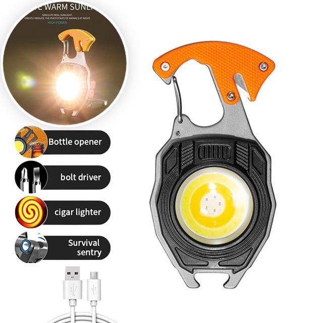 (🎄Early Christmas Sale - 49% OFF) Multifunction Keychain Flashlight 🔥Buy 2 Get Free Shipping