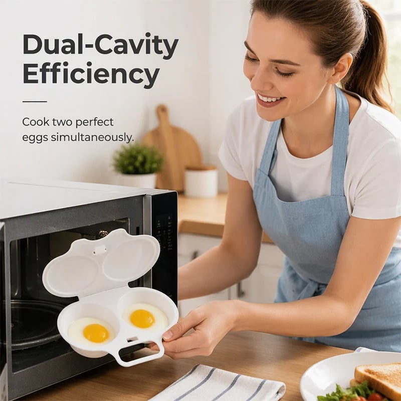 ⏰Last Day Buy 1 Get 1 Free🎁Microwave Egg Poacher🥚