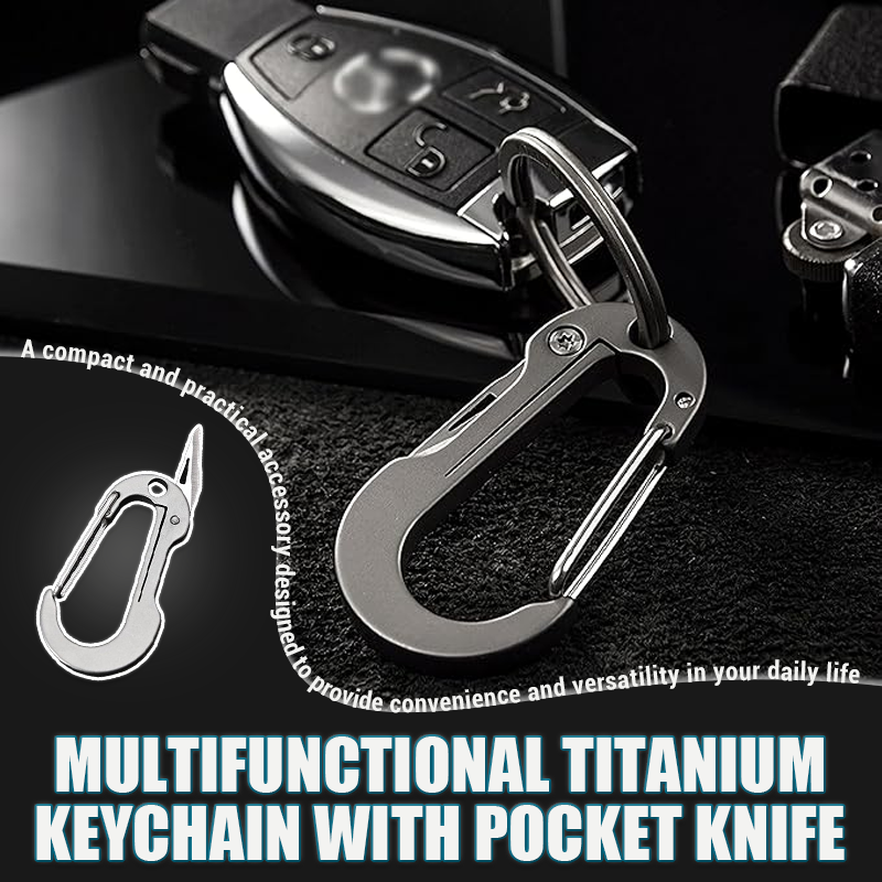 (🔥Christmas Hot Sale- 49% OFF) Multifunctional Titanium Alloy Keychain
