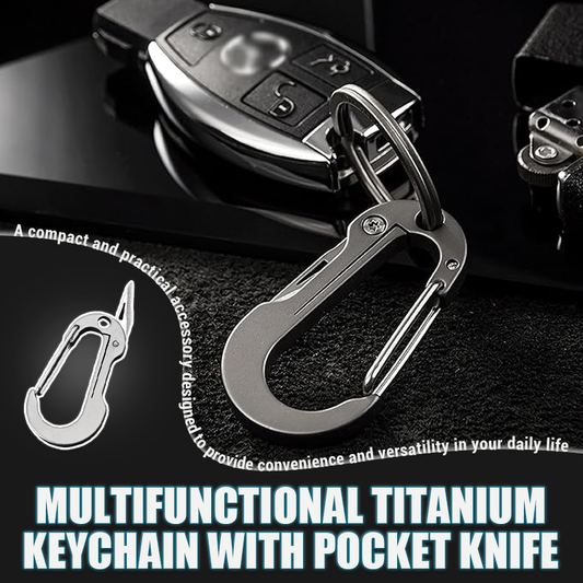 (🔥Christmas Hot Sale- 49% OFF) Multifunctional Titanium Alloy Keychain